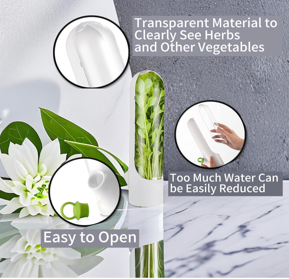 Herb Saver Pod β Keep Coriander, Mint, and Greens Fresh Longer