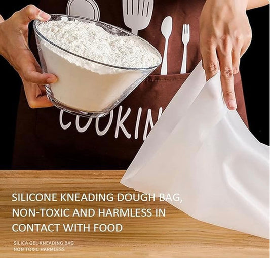 Silicone Atta Maker Bag – Mess-Free Dough Kneading for Roti, Bread & Pizza (1 Pc)