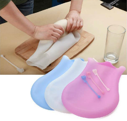 Silicone Atta Maker Bag – Mess-Free Dough Kneading for Roti, Bread & Pizza (1 Pc)