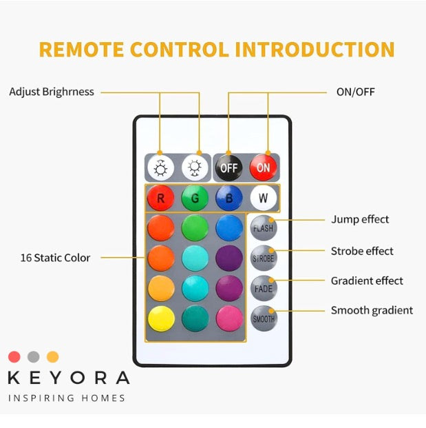 16-Color Sunset Lamp Projector with Remote | 360° Rotating LED Night Light for Bedroom, Parties & Photography