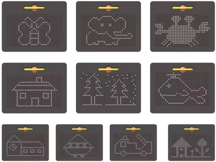 Magnetic Sketchpad Drawing Board for Kids – Large Size Erasable Doodle Writing Pad | Reusable Drawing & Learning Board (Colour as per Stock)